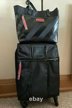 DKNY Black Cabin Suitcase & Handbag Set Designer Travel In Style Lightweight NEW