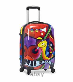 Dejuno 3-Piece Lightweight Hardside Spinner Upright Luggage Set Jazz