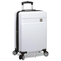 Dejuno Ashford 3-PC Hardside Spinner TSA Combination Lock Luggage Set White