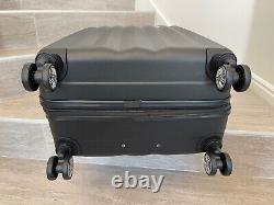 Dejuno Camden DJ-608 Hardside 3 Piece Expandable Spinner Luggage Set Black