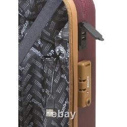 Dejuno Garland Hardside 3-Piece Spinner Luggage Set With USB Port Burgundy