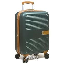 Dejuno Garland Hardside 3-Piece Spinner Luggage Set With USB Port Green