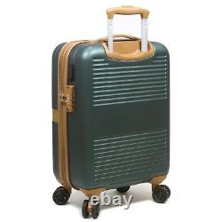 Dejuno Garland Hardside 3-Piece Spinner Luggage Set With USB Port Green