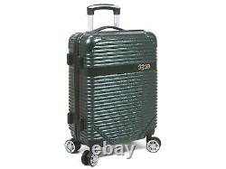 Dejuno Luna Lightweight 3-Piece Hardside Spinner Luggage Set Green