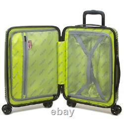 Dejuno Oracle Hardside 3-Piece Spinner Luggage Set With TSA Lock Green