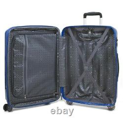 Dejuno Speck Hardside 3-Piece Expandable Spinner Luggage Set Blue