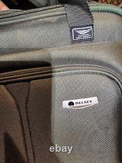 Delsey 2 set 1 medium luggage 1 duffel carry on rolling telescopic handles oliv