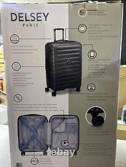 Delsey Paris 2-Piece Hardside Spinner Luggage Set Graphite Open Box