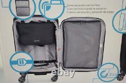 Delsey Paris 2 Piece Softside Spinner Luggage Set with Telescopic Handle (N3204)