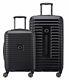 Delsey Paris 2-piece Luggage Spinner Hardside Trunk Set 29 & 22 Black New