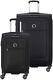 Delsey Paris Softside Expandable Luggage Sets With Spinner Wheels, Black(2622155)