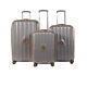 Delsey St. Maxime Hardside Spinner Expandable Suitcase 3 Pcs Luggage Set Grey