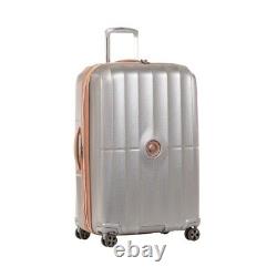 Delsey st. Maxime Hardside spinner expandable suitcase 3 pcs luggage set Grey