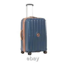 Delsey st. Maxime Hardside spinner expandable suitcase 3 pcs luggage set Navy