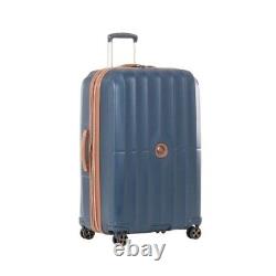 Delsey st. Maxime Hardside spinner expandable suitcase 3 pcs luggage set Navy