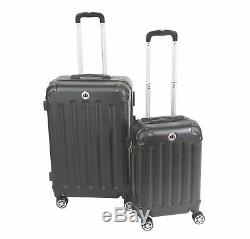Destination Bags Hardside Spinner Roller Luggage Suit Case Set (QTY 2 Included)