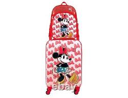 Disney 100 Minnie Mouse Kids' 2-Piece Luggage Set