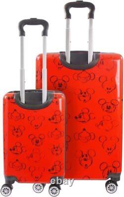 Disney FCFL0120SAMEC 20 inch Spinner Luggage Set Red