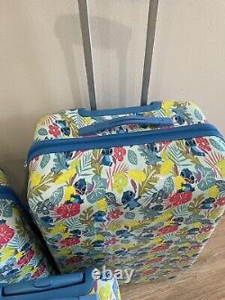 Disney Lilo & Stitch Hardside Spinner Suitcase Luggage FULL SET Of 3 29 25 21