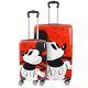 Disney Mickey Mouse Adventure Awaits 2 Piece Family Vacation Luggage Set New