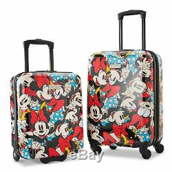 Disney Minnie Mouse American Tourist 2-Pc Set 22 Carry On And 18Underseater