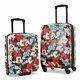 Disney Minnie Mouse American Tourist 2-pc Set 22 Carry On And 18underseater