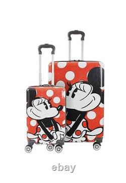 Disney Minnie Mouse Family Vacation Luggage 2 piece set 20 Inch and 27 inch