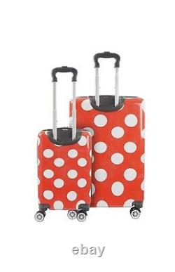 Disney Minnie Mouse Family Vacation Luggage 2 piece set 20 Inch and 27 inch