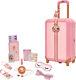 Disney Princess Travel Suitcase Play Set For Girls With Luggage Tag By Style New