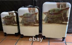 Disney Star Wars Baby Yoda Grogu Hard Luggage Set FUL 29 + 25 + 21