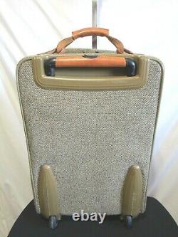 EUC! Hartmann Tweed 23 & 21 Rolling Suitcases Nesting Luggage Set