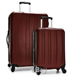 Elite 2-Piece 21 29 Smart USB Port Hardside Expandable Spinner Luggage Set