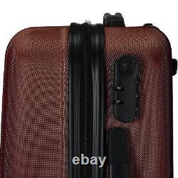 Elite Luggage Omni 3-Piece Hardside Lightweight Anti-Theft Spinner Luggage Set