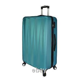 Elite Luggage Verdugo Hardside 3-Piece Anti-Theft Spinner Luggage Set in Teal