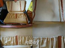 FERRARI 456GT SCHEDONI 4 BAG SET! LEATHER ITALY Baggage Luggage 456 GT Rare 4pc