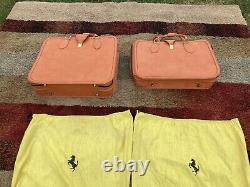 FERRARI F355 2 Piece LUGGAGE Set BY SCHEDONI Includes Keys And Dust Covers