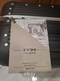 FPM Milano Spinner 53 Aluminum Caviar Black vol 37 LT