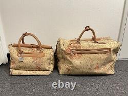 FRED'S INT'L Set of 3 Wanderlust Map Travel Bag Carry-on, Duffle & Coin Bag