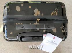 FUL Disney Mickey Mouse Black, Gold Suitcase Set Hard Luggage 29, 25, 21 Read