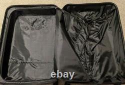 FUL Disney Mickey Mouse Black, Gold Suitcase Set Hard Luggage 29, 25, 21 Read