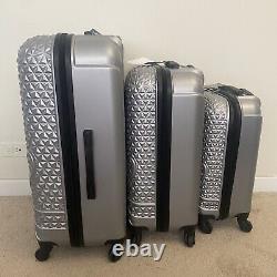 FUL Disney Micky Mouse Ful Luggage Spinner'Silver' 3 Pc. Set 21 25 29