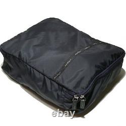 Ferragamo Navy Blue Packing Cubes Storage 3 Three Bag Luggage Organizer Gift Set