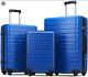 Flieks Luggage Set 3 Piece With Tsa Lock -blue