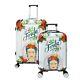 Frida Kahlo 2pcs Set Travel Luggage White Lady Spinner Suitcase (20 28 Inch)