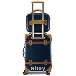 Gatsby 2 Piece Hardside Carry-On Luggage Set Navy