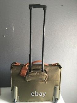 HARTMANN Luggage Ballistic Nylon Belting Leather Suitcase Rolling Garment Bag
