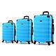 Hipack Prime Abs Scratch Resistant Finish Easy Glide 360° Wheels 3pc Luggage Set