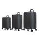 Hipack Rover Abs Scratch Resistant Finish Built In Tsa Lock 3 Pc Luggage Set