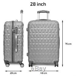 Hard Shell PC+ABS Cabin Suitcase 4 Wheel Travel Luggage Trolley Lightweight Case