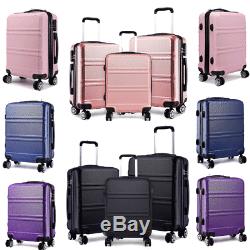 Hardshell Cabin Suitcase Spinner Travel Luggage Trolley Case Lightweight Nude
